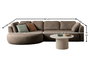 Atelier Del Sofa Venezia Left - Marrón oscuro